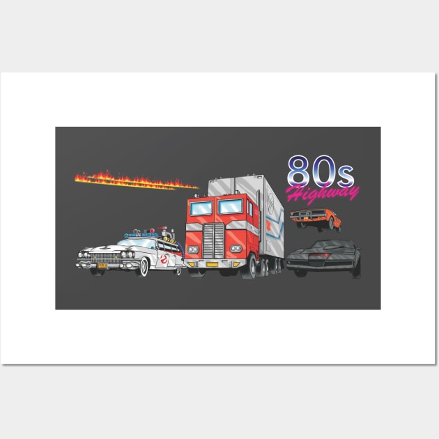 80s Highway Wall Art by egocenter